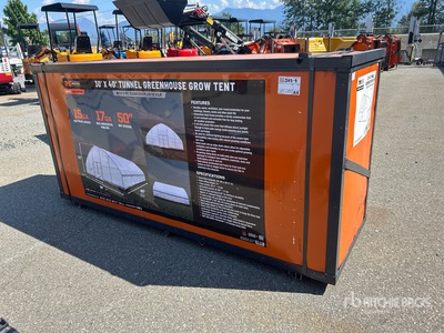 TMG Industrial GH3040 30 ft x 40 ft Tunnel Greenhouse (Unused)