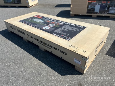StanForge MSC1220 12 ft x 20 ft Metal Carport (Unused)