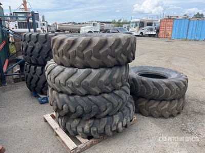 Quantity of (6) 14.00-24 Tires