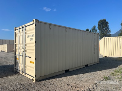 2024 20 ft Standard Double-Ended Conteneur de stockage