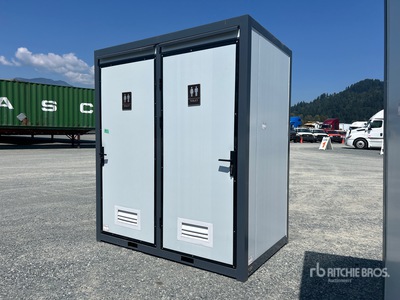 TMG Industrial STD07 7 ft x 4 ft 2 Person Portable Toilet