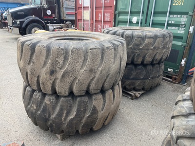 Quantity of (4) 23.5x25 Tires