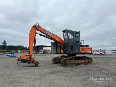 2018 Doosan DX300LL-5 Heel Boom Chargeuse de grumes