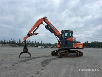 2018 Doosan DX300LL-5 Heel Boom Log Loader