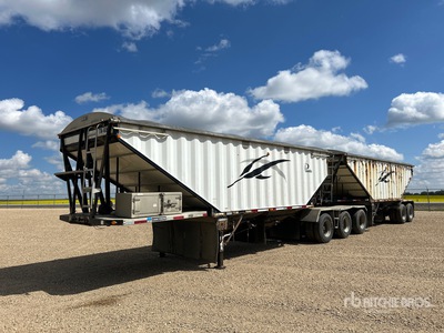 2016 Lode King 28 ft Super B-Train Lead Grain Trailer