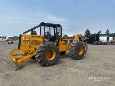 1990 John Deere 548D 4x4 Płoza