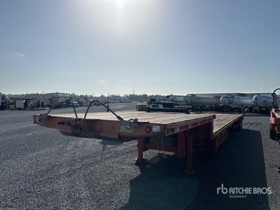 1997 Viking 38 ft T/A Single Drop Step Deck Trailer