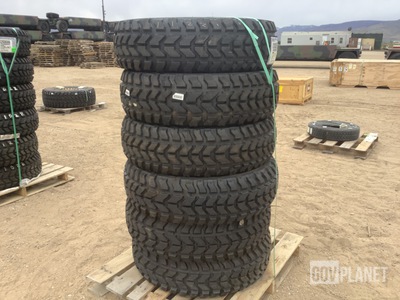 (6) Goodyear Wrangler 37x12.50R16.5LT Tires
