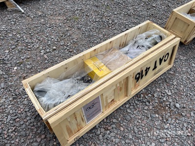 SDCH SDCH-04 Conexiones Auxiliares Hidraulicas para Retroexcavadora (Sin Usar) / Auxiliary Hydraulic Pipeline Kit - Fits Cat 416 - 436 (Unused)