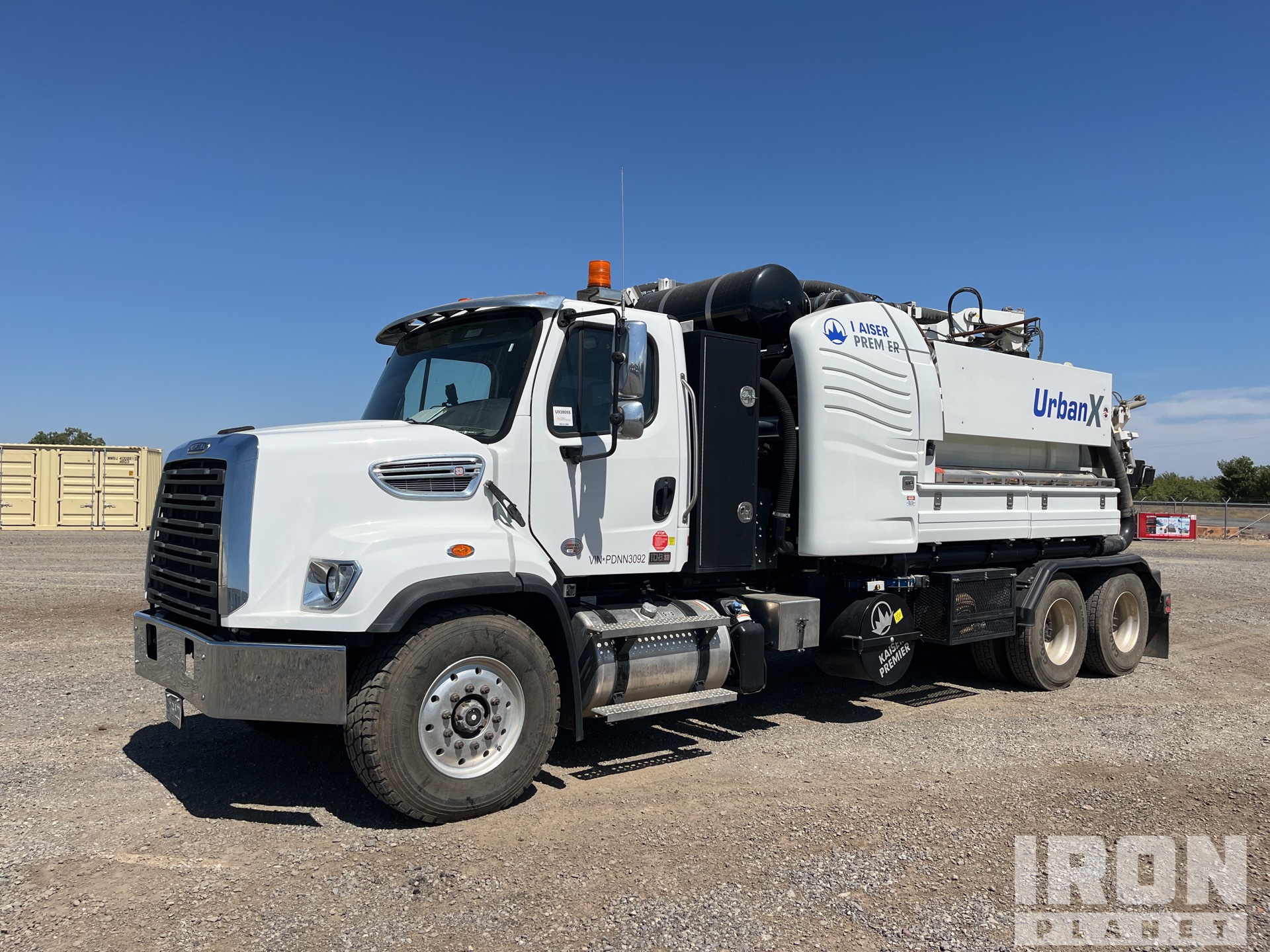 Kaiser Premier Urban X on 2023 Freightliner 108SD 6x4 Vacuum
