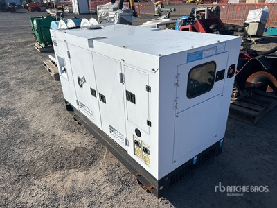 2019 Ashita AG-40 30 kVA Skid-Mounted Generator Set