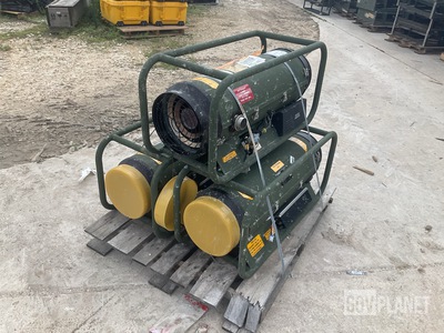 (3) HDT 106850-PKD Space Heaters
