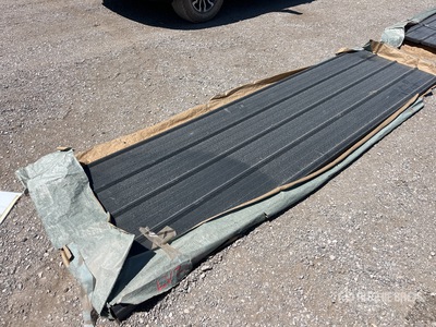 Quantity of (100) 2025 SKLP SKL100 12 ft Galvalume Steel Sheets Divers  (Unused)