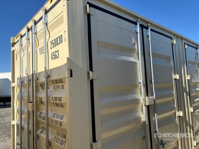 2025 40 ft High Cube Multi-Door Storage Container (Unused)
