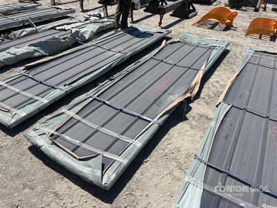 Quantity of (50) 2025 SKLP SKL50 12 ft Galvalume Metal Sheets その他 - 店舗 & 倉庫 (Unused)