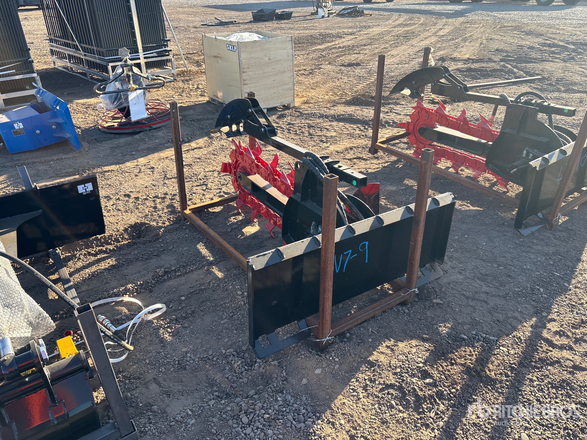 2025 GIYI GY-D39F Skid Steer Trencher (Unused)