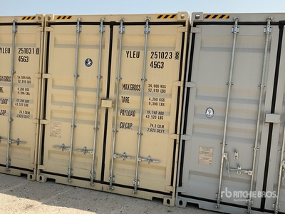 2025 40 ft High Cube Multi-Door Storage Container