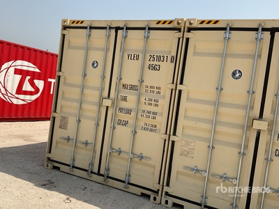 2025 40 ft High Cube Multi-Door Storage Container