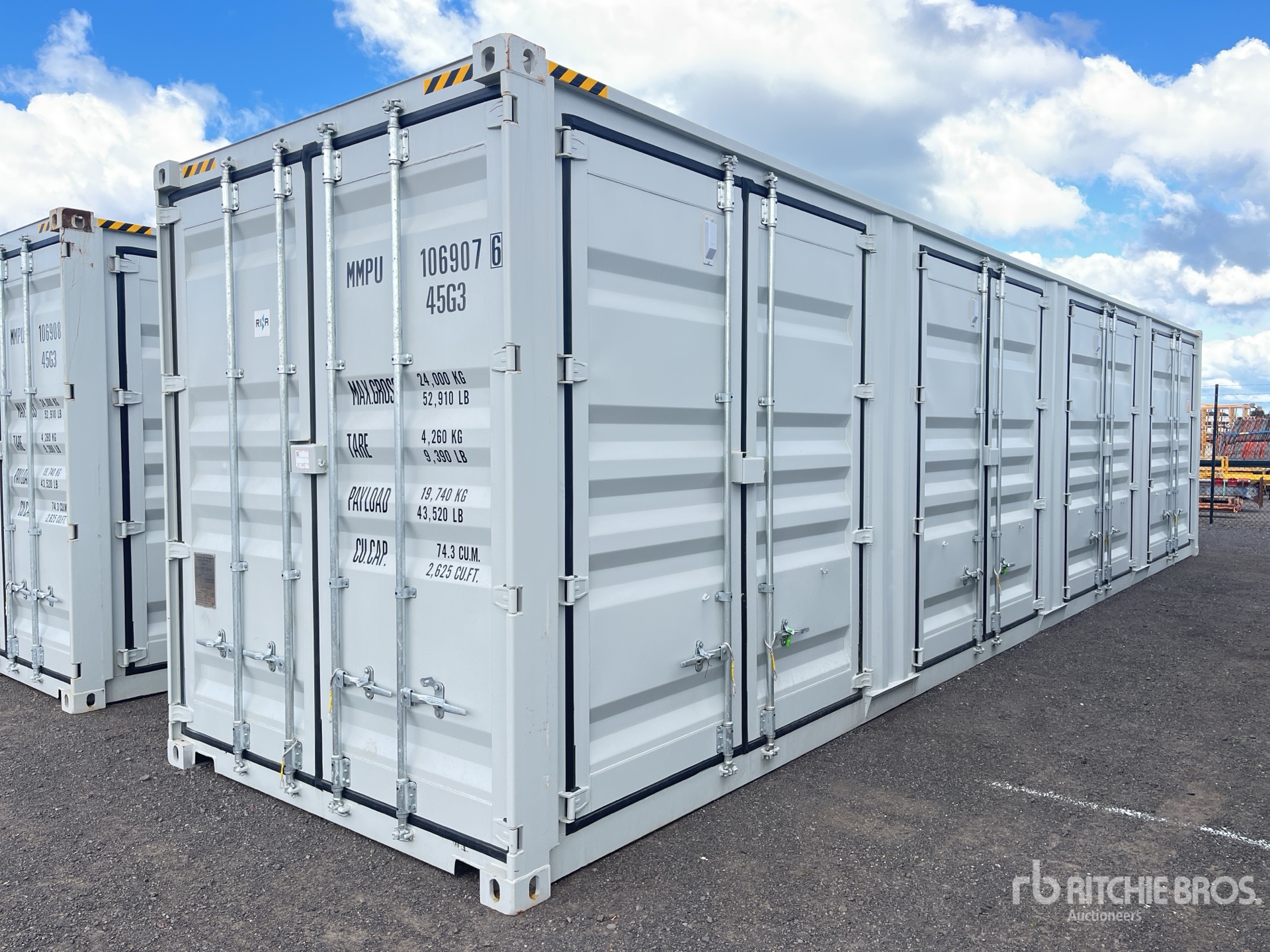 2025 40 ft High Cube Multi-Door Storage Container