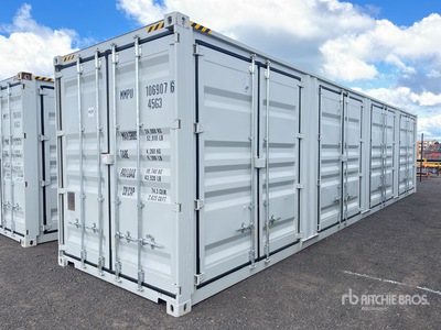 2025 40 ft High Cube Multi-Door Storage Container