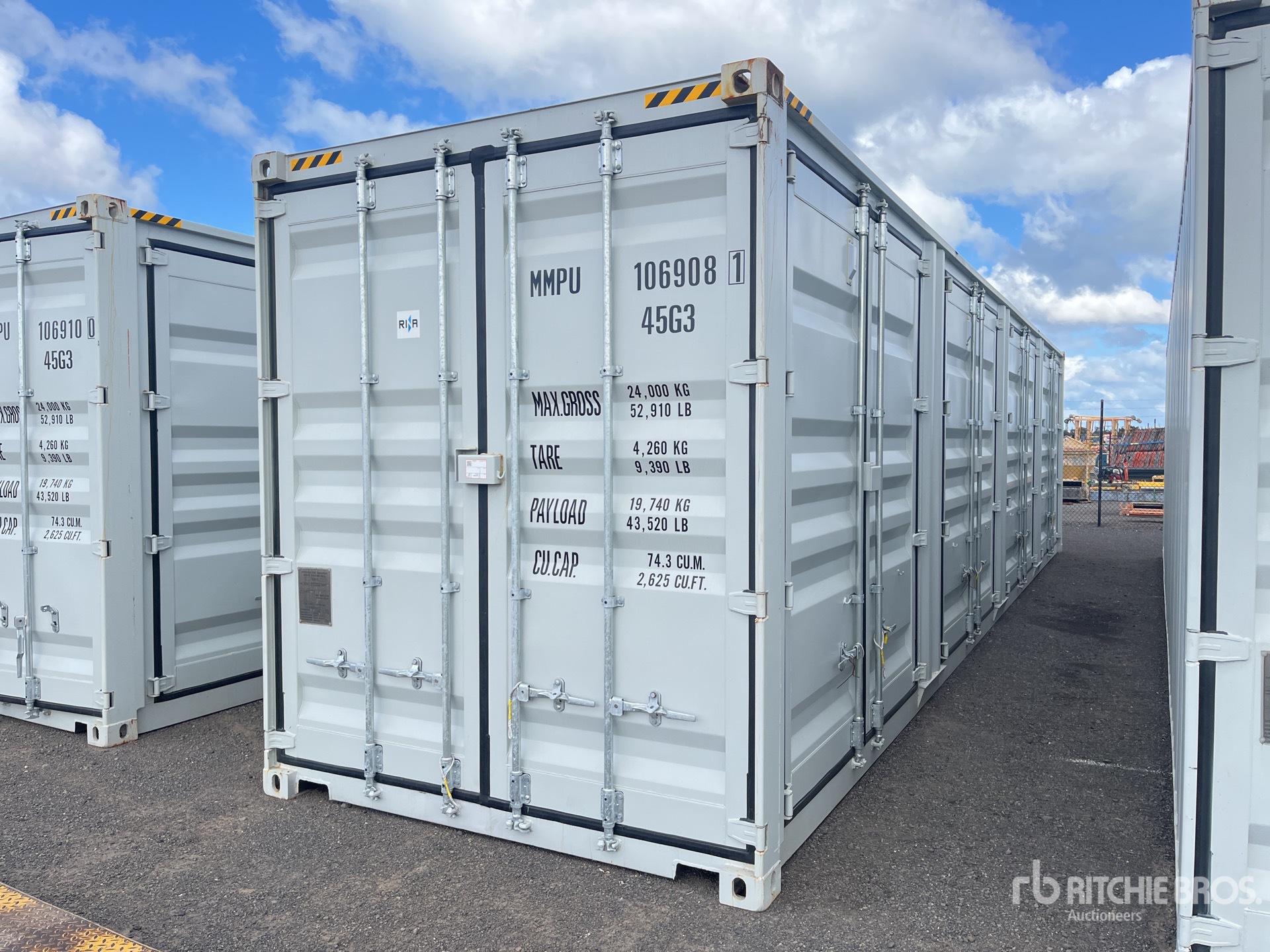 2025 40 ft High Cube Multi-Door Storage Container
