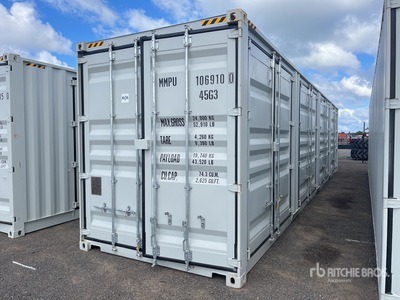 2025 40 ft High Cube Multi-Door Storage Container