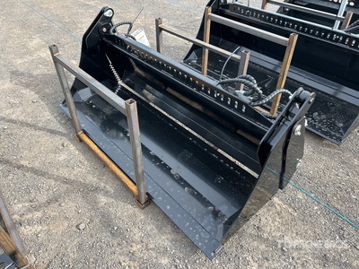 2025 GIYI GY-KH72F 1800 mm Q/C Multi-Purpose Skid Steer Bucket (Unused)