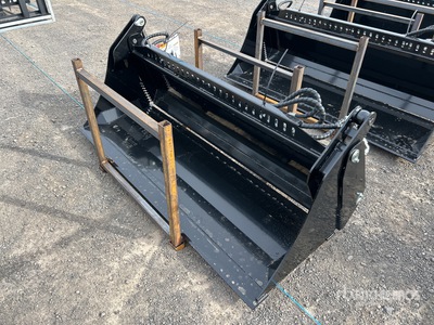2025 GIYI GY-KH72F 1800 mm Q/C Multi-Purpose Skid Steer Bucket (Unused)