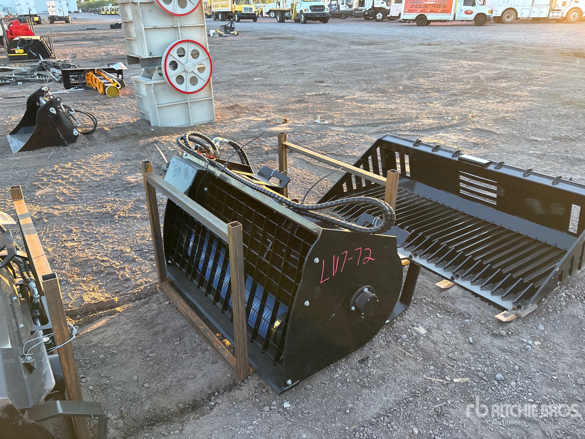 2025 GIYI GY-M48 48 in Skid Steer Concrete Mixer (Unused)