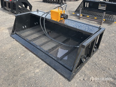 2025 GIYI GY-VB59 1950 mm Vibrating Skid Steer Screening Bucket (Unused)