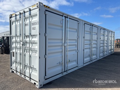 2025 40 ft High Cube Multi-Door Storage Container