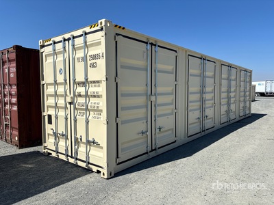 2025 40 ft High Cube Multi-Door Storage Container (Unused)