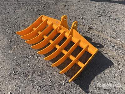 2025 GIYI 1110 mm Q/C Baggerrechen - Fits CAT 305 (Unused)