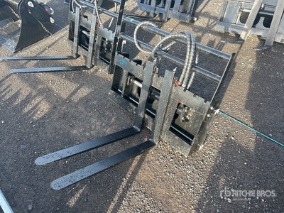 2025 GIYI GY-CYHC 760 mm Mini Skid Steer Forks (Unused)