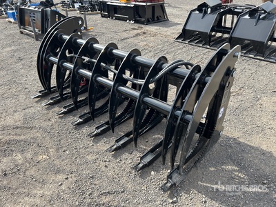 2025 GIYI GYCLG72C 1800 mm Skid Steer Root Rake (Unused)
