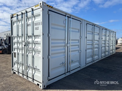 2025 40 ft High Cube Multi-Door Storage Container