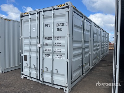 2025 40 ft High Cube Multi-Door Storage Container