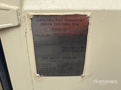 2025 40 Ft One-Way High Cube Storage Container (Unused)