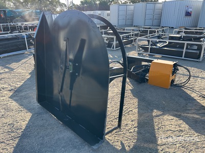 2025 GIYI GY-ECA63 1350 mm Articulating Skid Steer Brush Cutter (Unused)