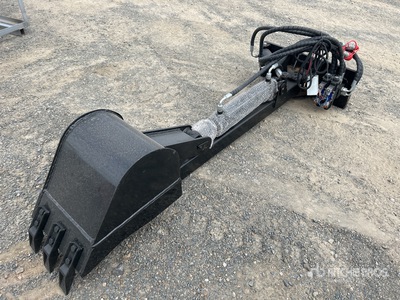 2025 GIYI GY-BD43 300 mm Mini Skid Steer Backhoe (Unused)