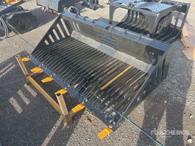 2025 GIYI GY-RB66 1670 mm Skeleton Skid Steer Bucket (Unused)