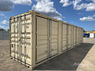 2025 40 ft High Cube Multi-Door Storage Container