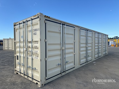 2025 40 ft High Cube Multi-Door Storage Container