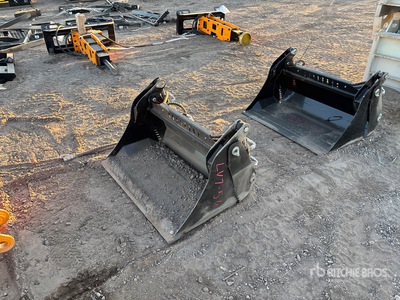 2025 GIYI GY-XKH39F Mini Skid Steer Bucket (Unused)
