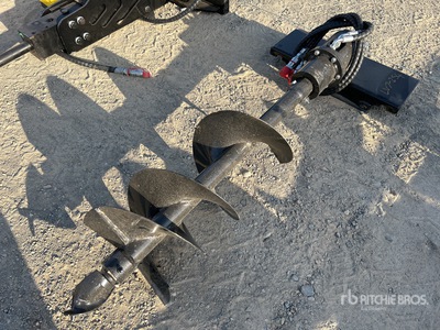 GIYI 300 mm Mini Skid Steer Auger (Unused)