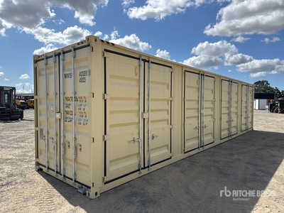 2025 40 ft High Cube Multi-Door Storage Container