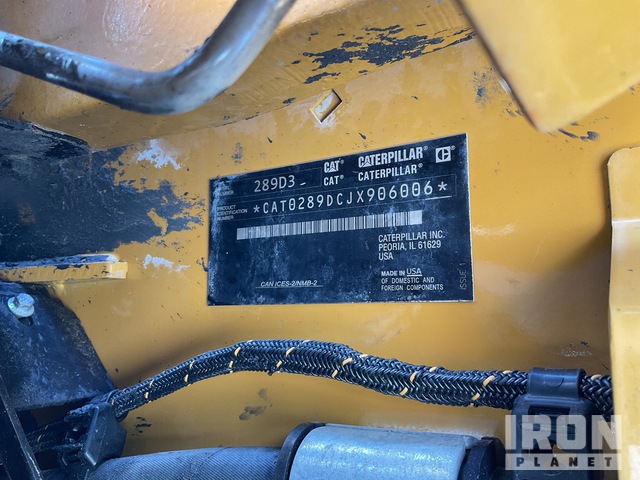 MINI CARGADOR SOBRE ORUGAS 2021 CATERPILLAR 289D3