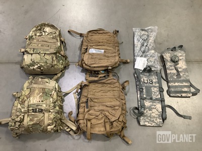 (6) Rifleman Sets, (32) Hydration Systems, (5) Assault Packs & Assorted Items