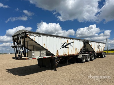 2016 Lode King 28 ft Super B-Train Lead Grain Trailer