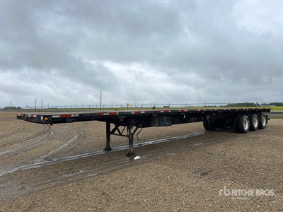 2007 Manac 53 ft Tri/A Flatbed Trailer